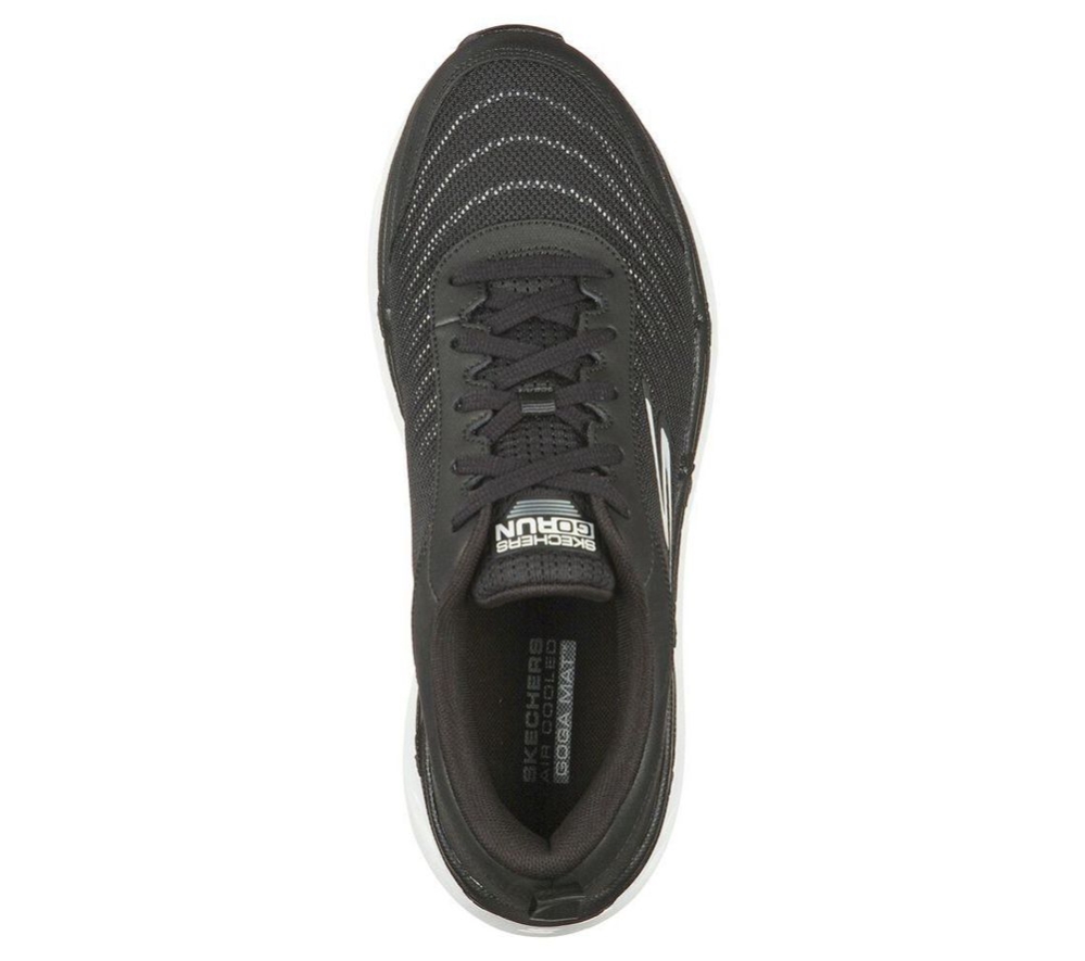 Skechers Max Cushioning Premier - Paragon Men's Running Shoes Black White | ZEQY01358