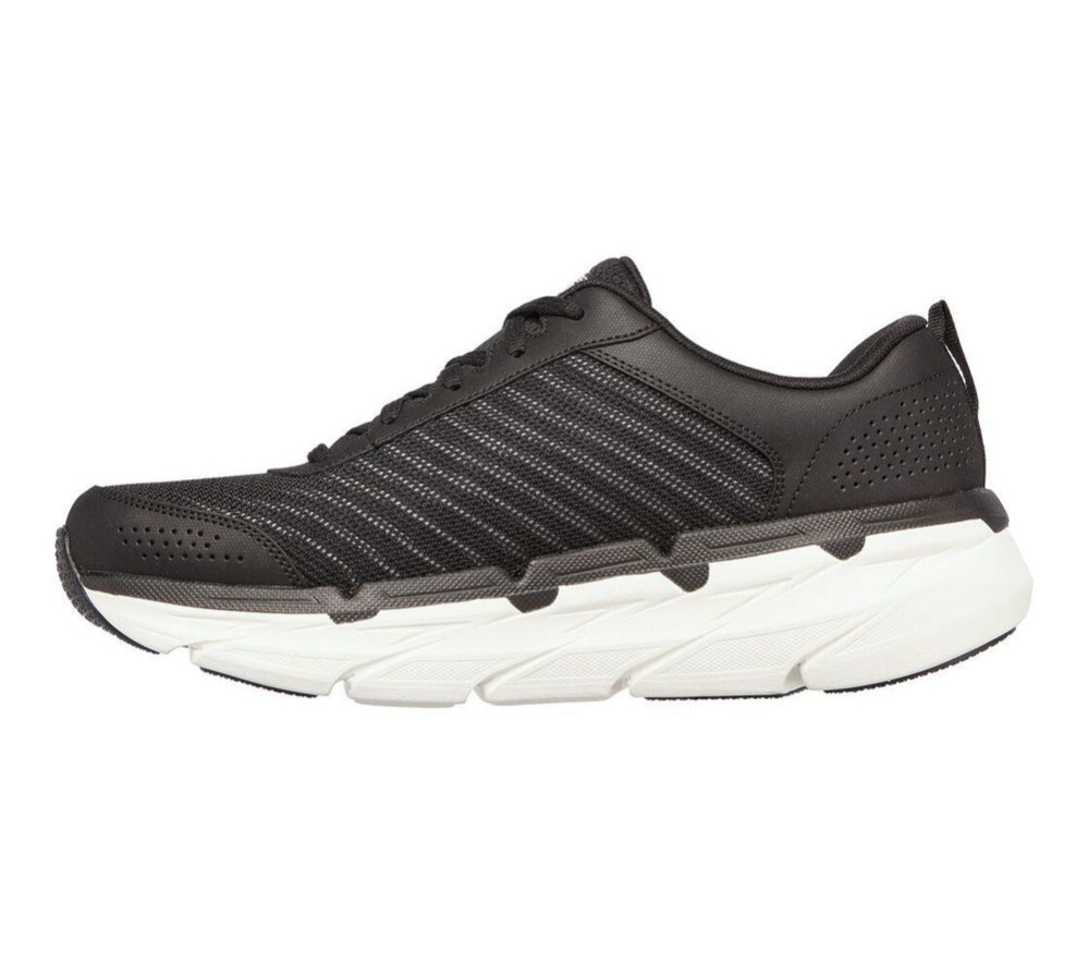 Skechers Max Cushioning Premier - Paragon Men's Running Shoes Black White | ZEQY01358