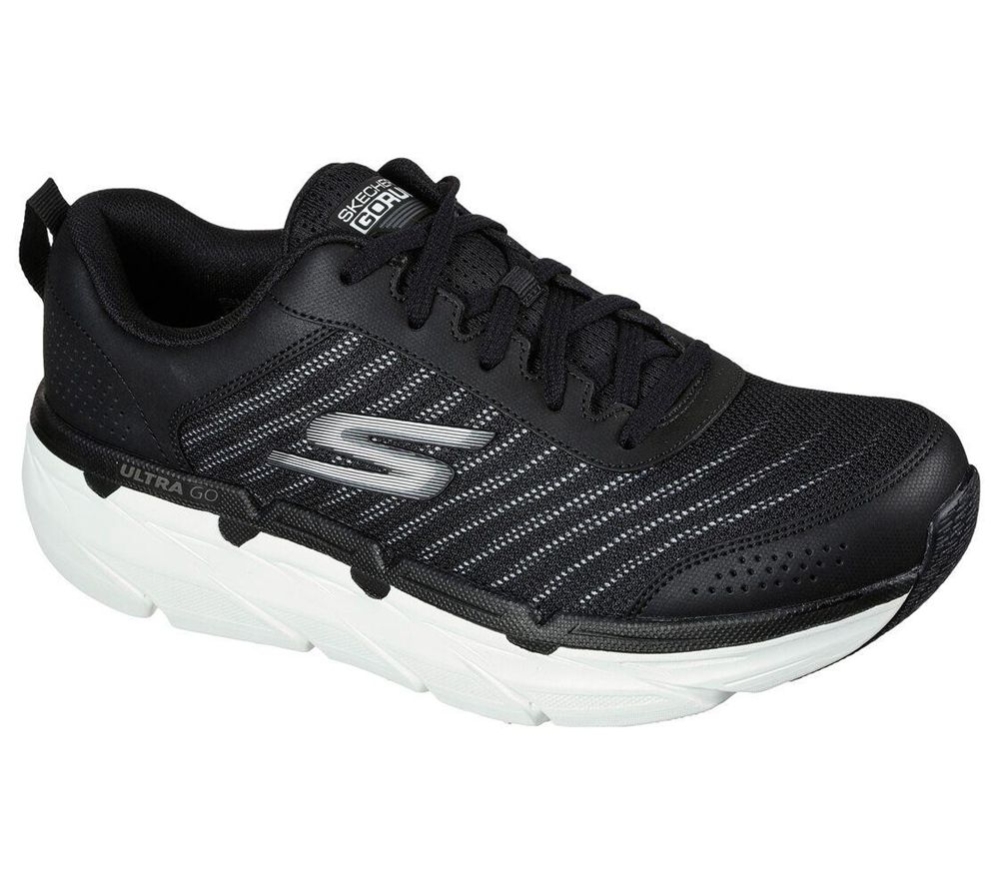 Skechers Max Cushioning Premier - Paragon Men\'s Running Shoes Black White | ZEQY01358