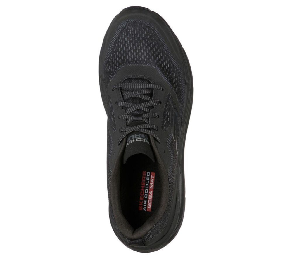 Skechers Max Cushioning Premier - Vantage Men's Running Shoes Black Grey | GUTK25714