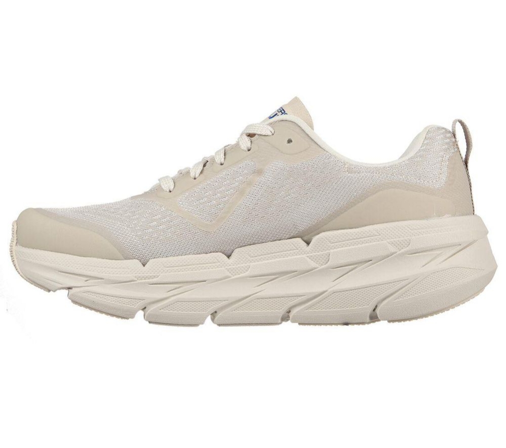 Skechers Max Cushioning Premier Women's Running Shoes Beige | NZPH03872