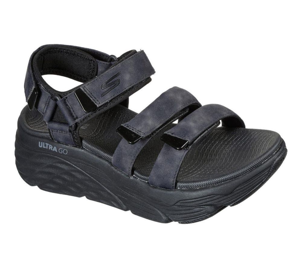 Skechers Max Cushioning - So Fresh Women\'s Sandals Black | CJWV92137