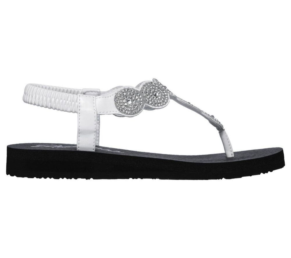 Skechers Meditation - Stars & Sparkle Women's Sandals White | IOSE05823