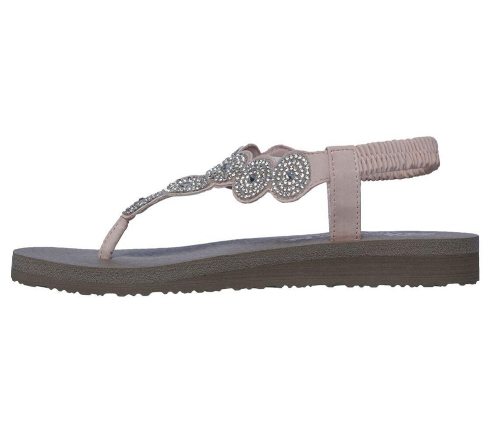 Skechers Meditation - Stars & Sparkle Women's Sandals Pink | XOJZ10586