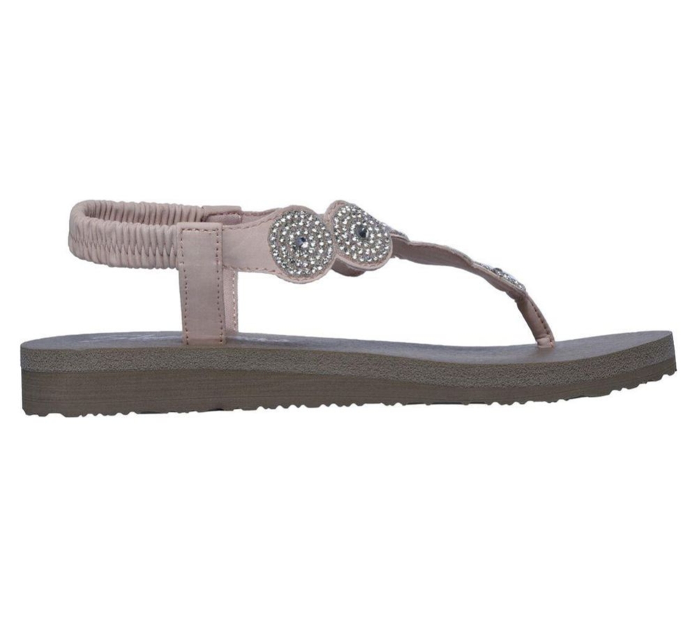 Skechers Meditation - Stars & Sparkle Women's Sandals Pink | XOJZ10586