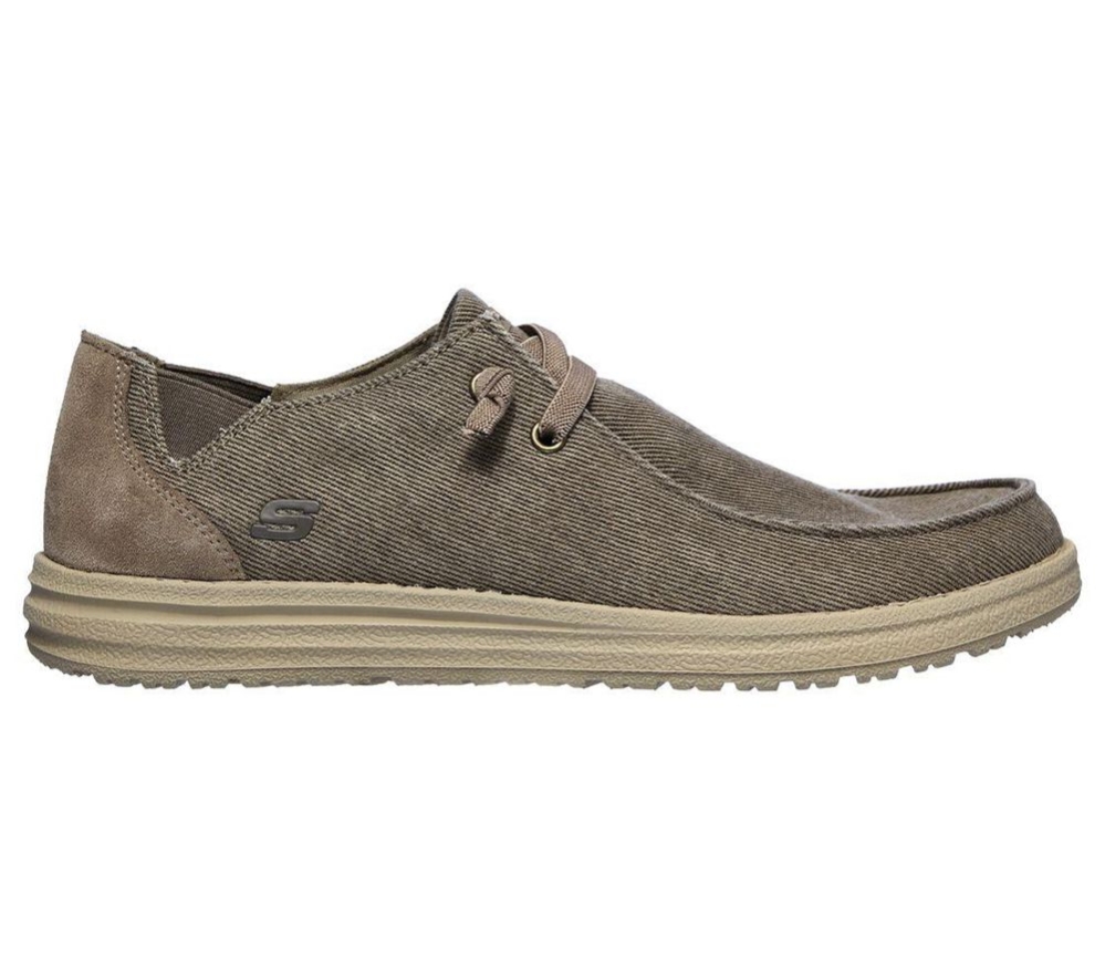 Skechers Melson - Raymon Men's Loafers Brown | MBIV45093