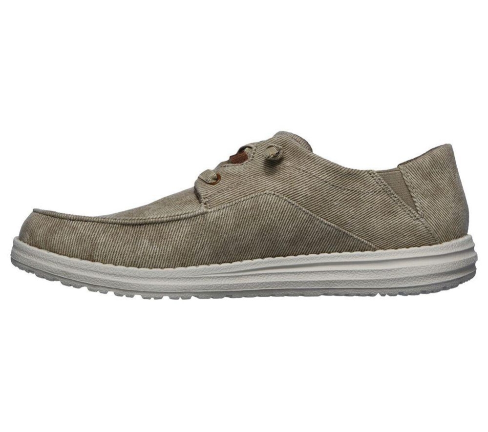 Skechers Melson - Volgo Men's Boat Shoes Grey | EODZ31802