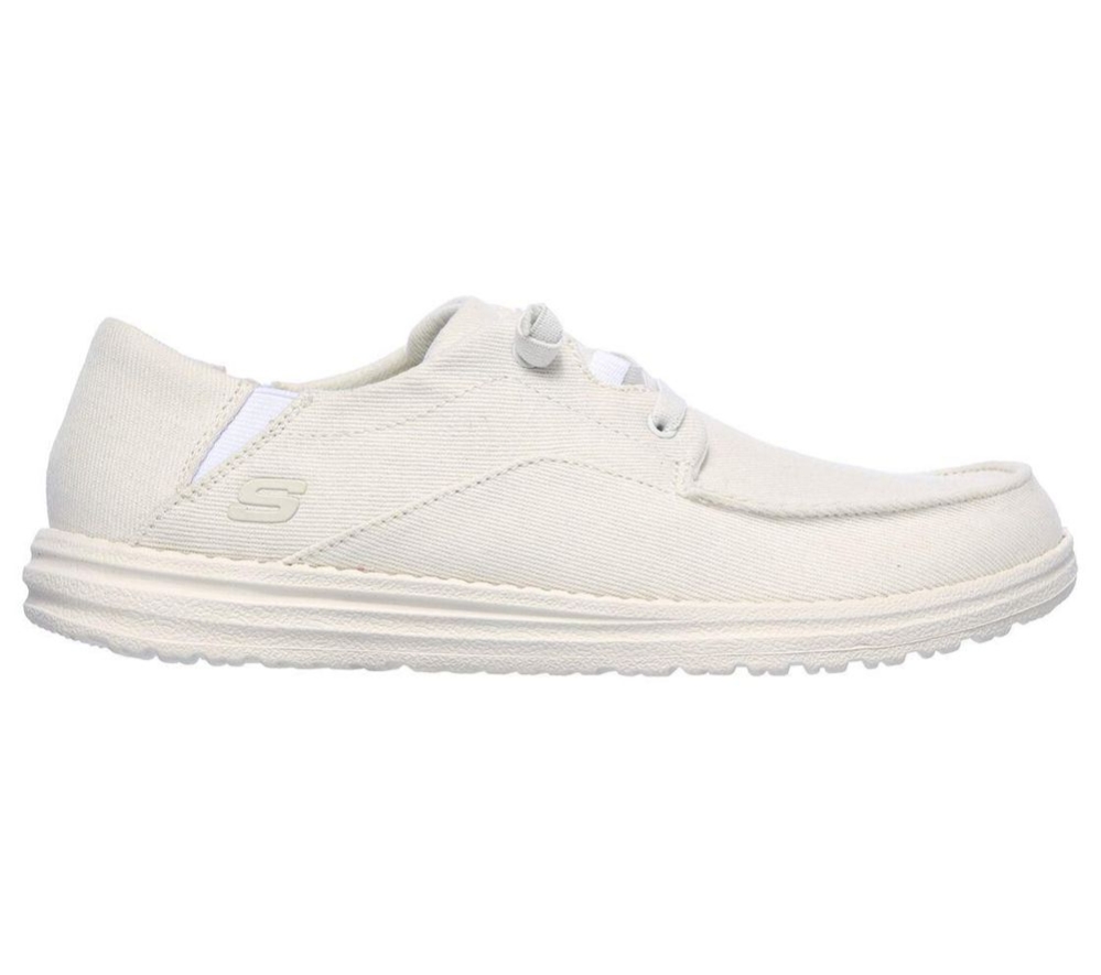 Skechers Melson - Volgo Men's Boat Shoes White | PRWO09814