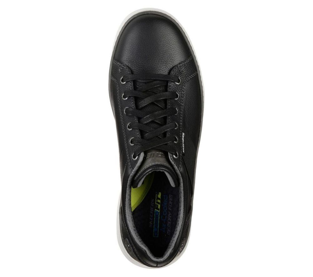 Skechers Moreno - Winsor Men's Oxford Shoes Black | CMAX62578