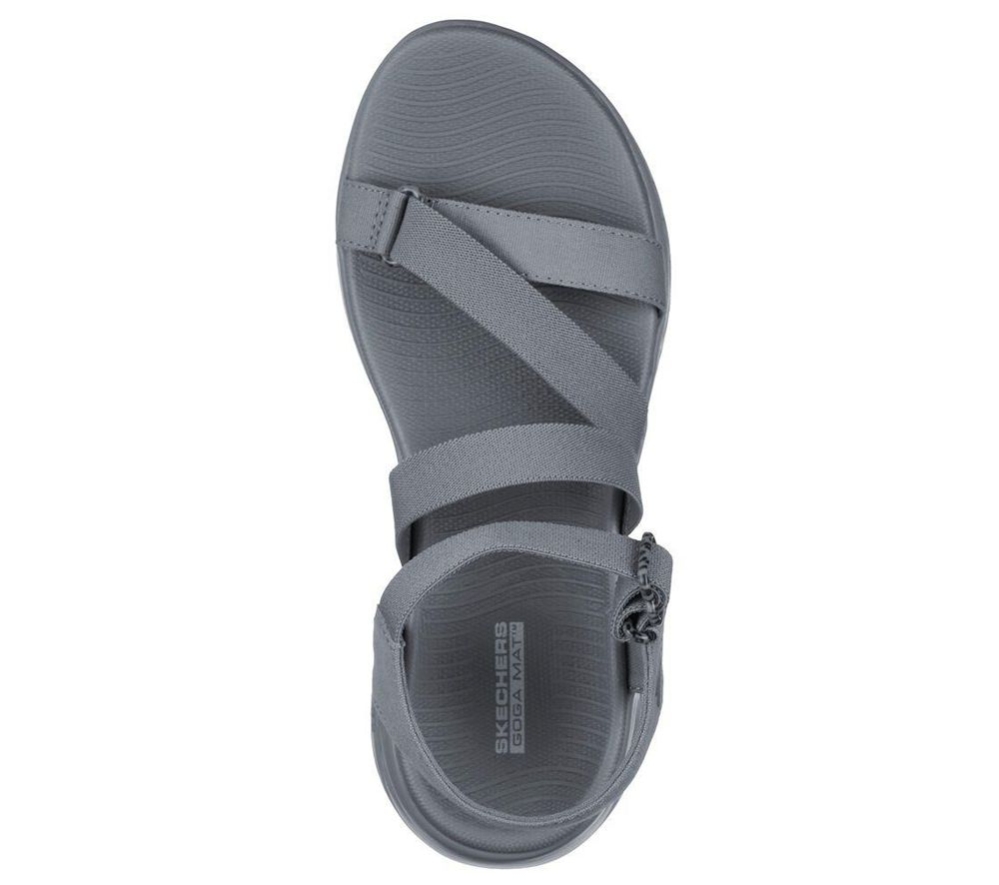 Skechers On the GO 600 - Cheerful Women's Sandals Grey | OETJ83015