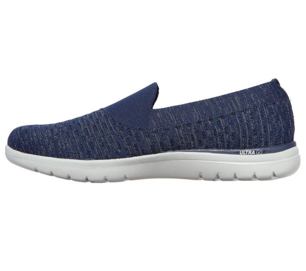 Skechers On-the-GO Flex - Amaze Women's Trainers Navy | QSGW81742