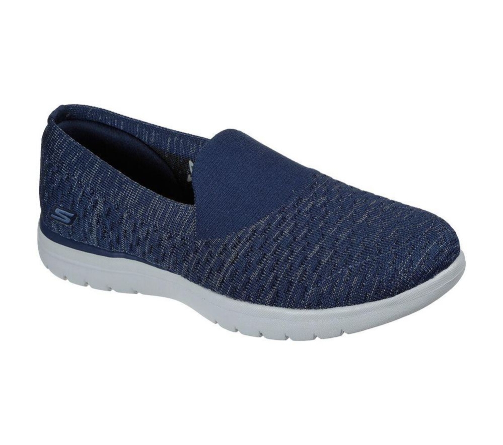 Skechers On-the-GO Flex - Amaze Women\'s Trainers Navy | QSGW81742