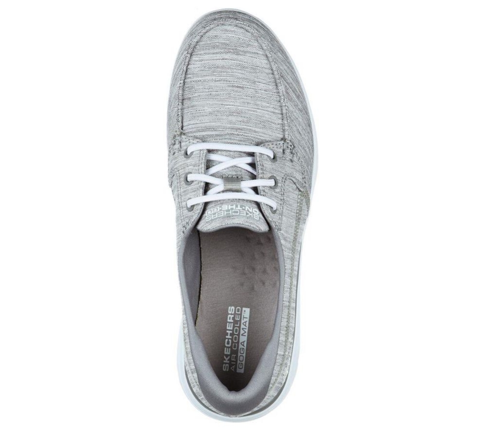 Skechers On the GO Flex - Ashore Women's Trainers Grey | MKDS96805