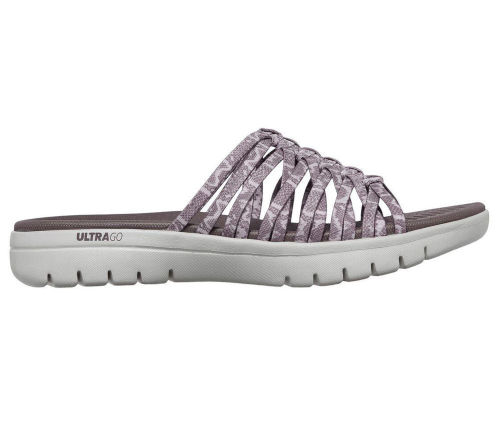 Skechers On the GO Flex - Athena Women's Slides Purple | RSCJ63175