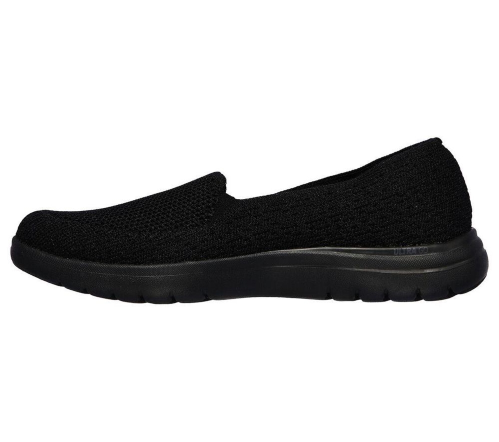 Skechers On the GO Flex - Beloved Women's Trainers Black | NQZT58701