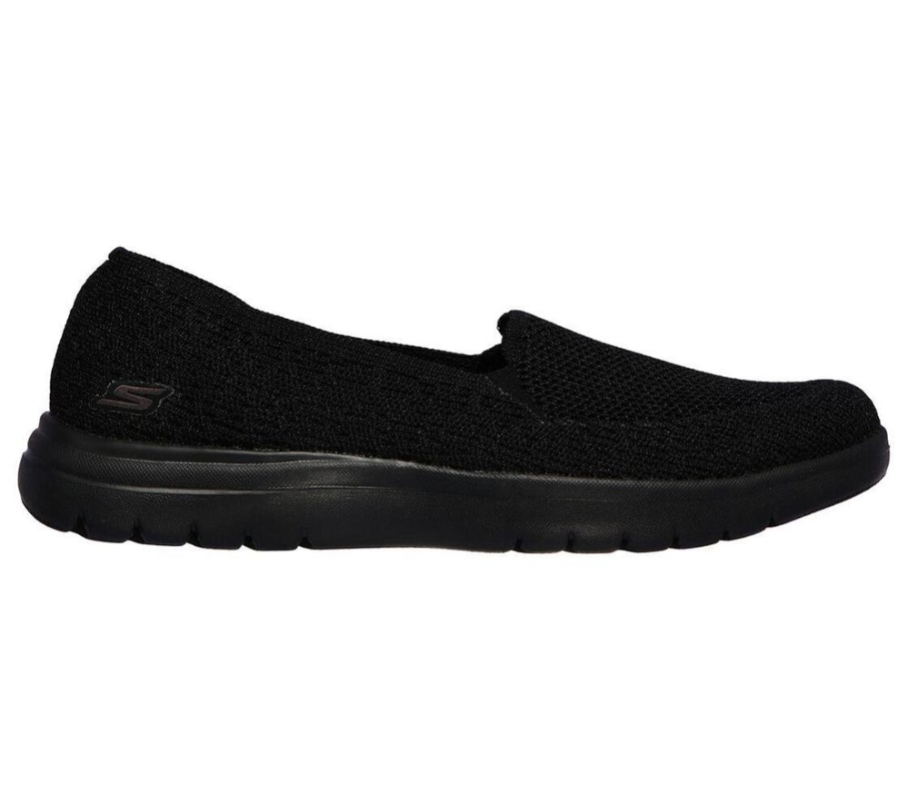 Skechers On the GO Flex - Beloved Women's Trainers Black | NQZT58701