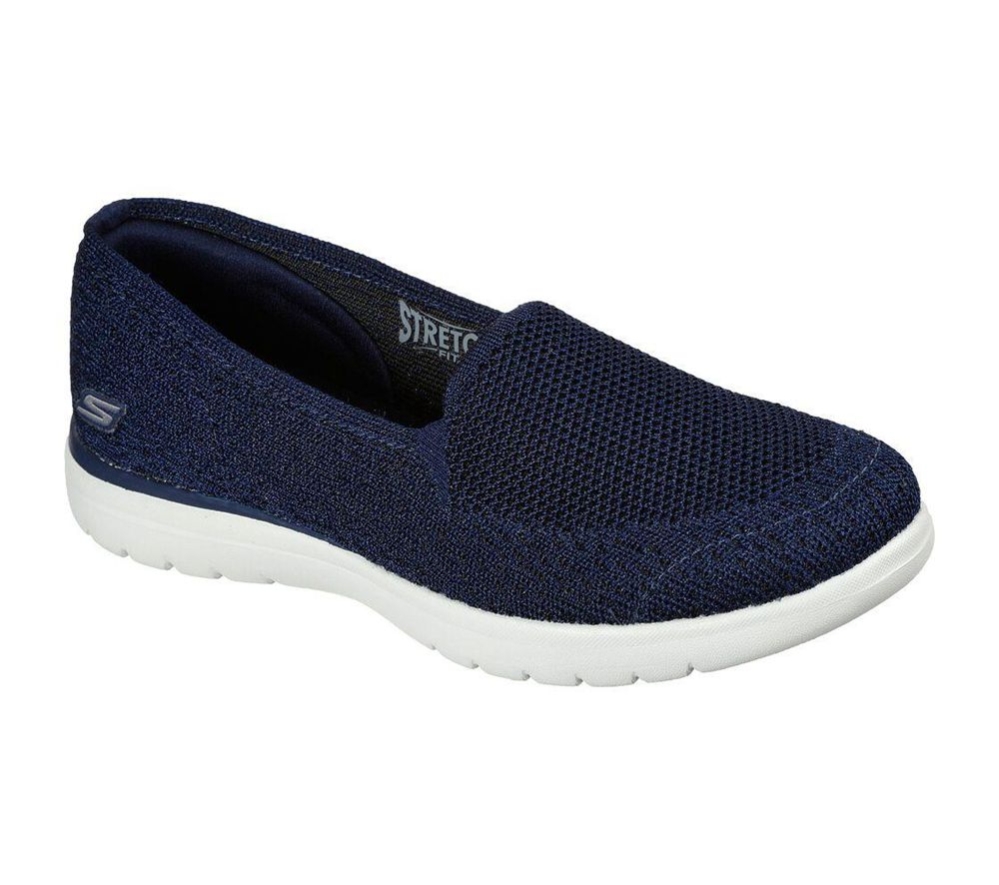 Skechers On the GO Flex - Beloved Women\'s Trainers Navy White | TPXK36154