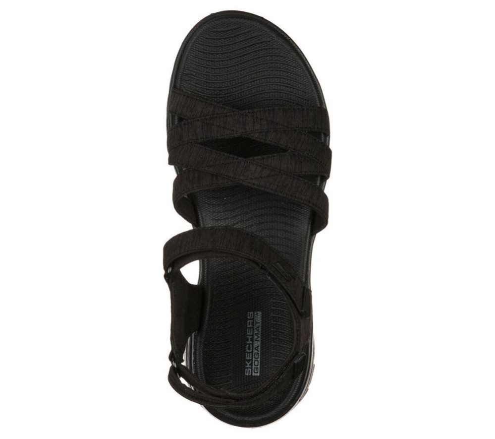 Skechers On-the-GO Flex - Finest Women's Sandals Black | XVPN51237