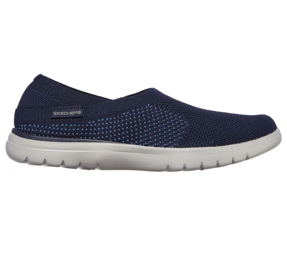 Skechers On-the-GO Flex - Remedy Women's Trainers Navy | ZADU26745