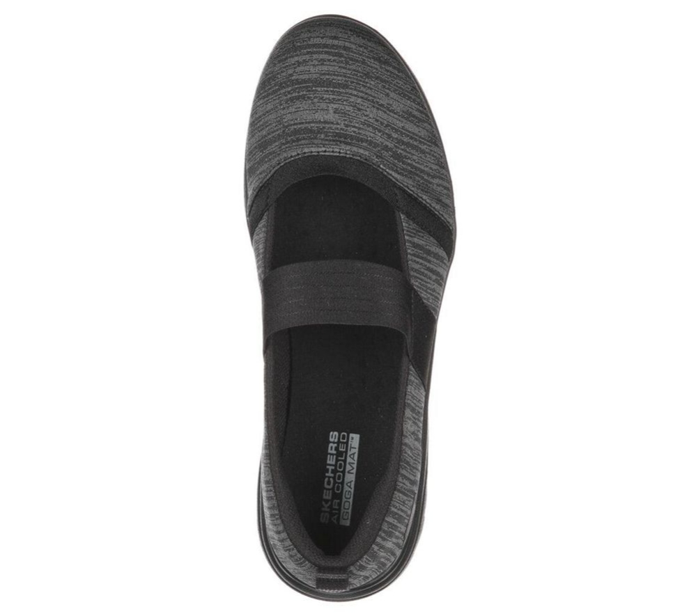 Skechers On the GO Flex - Splendors Women's Walking Shoes Black Grey | SECQ74298