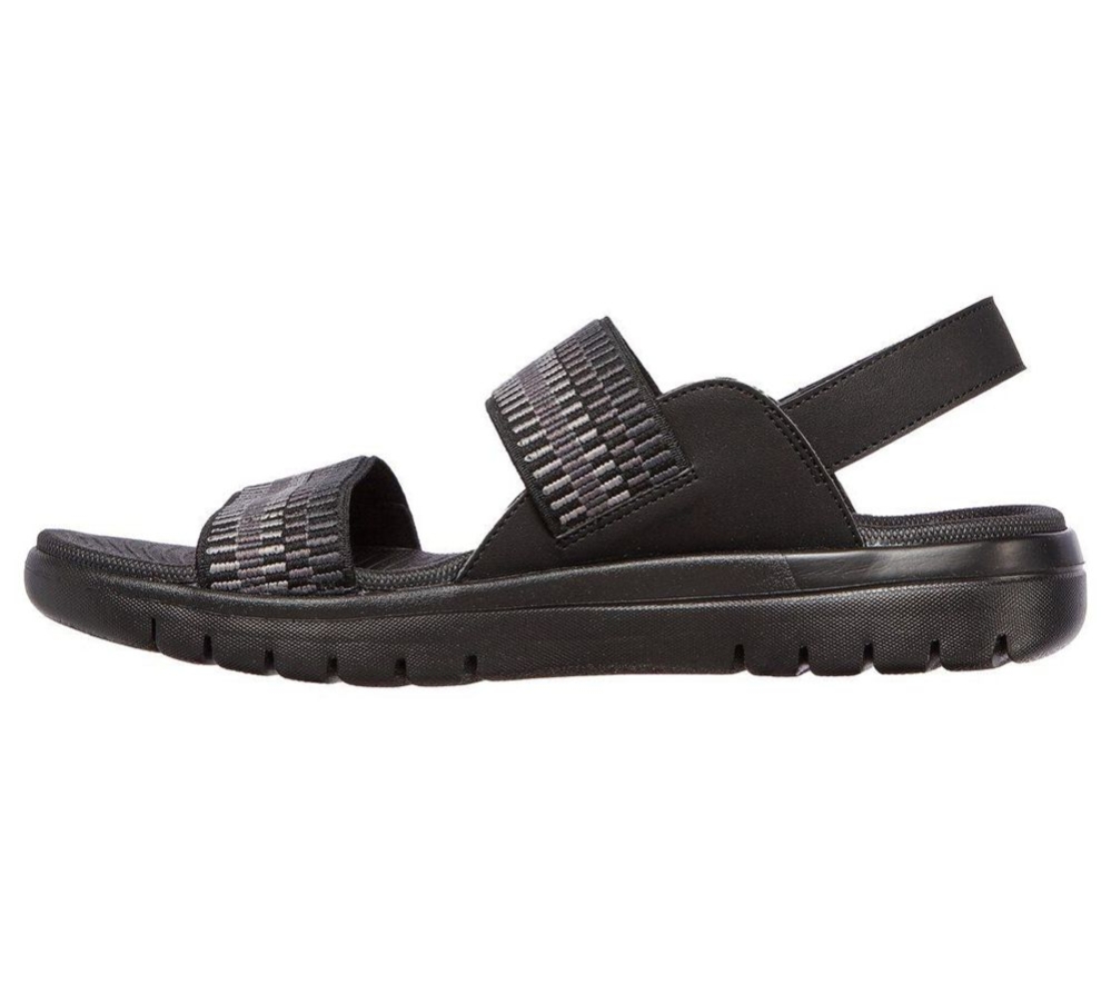Skechers On the GO Flex - Veranda Women's Sandals Black Grey | UCXZ70536