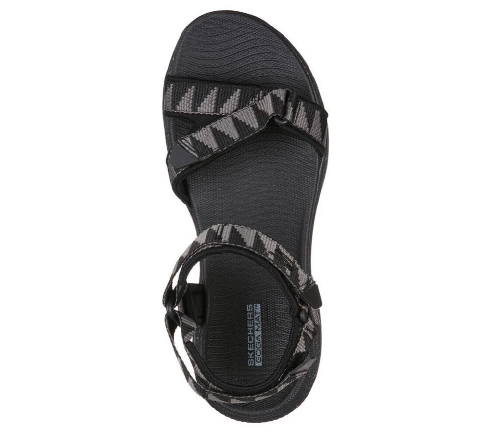 Skechers On the GO Outdoor Ultra - Desert Daze Women's Sandals Black Grey | OIGB15980