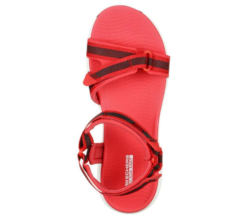 Skechers On the GO Outdoor Ultra - Haven Women's Sandals Red Black | ANZE35289