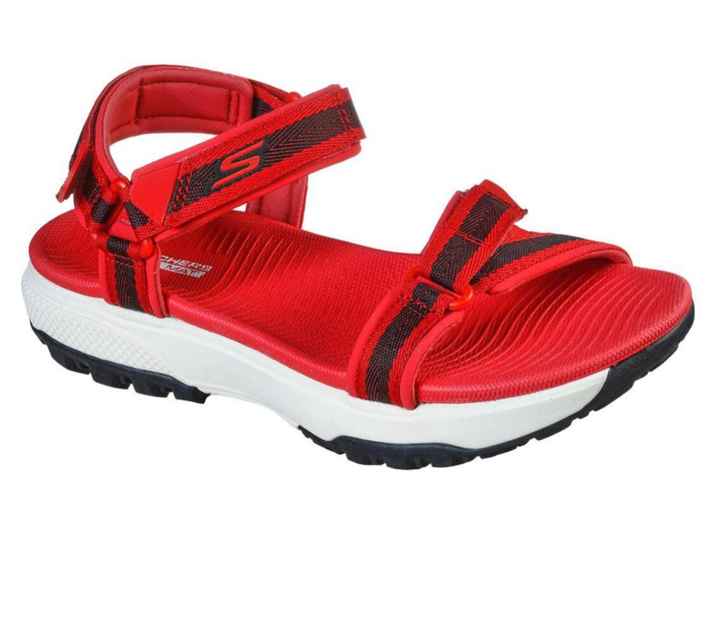 Skechers On the GO Outdoor Ultra - Haven Women\'s Sandals Red Black | ANZE35289