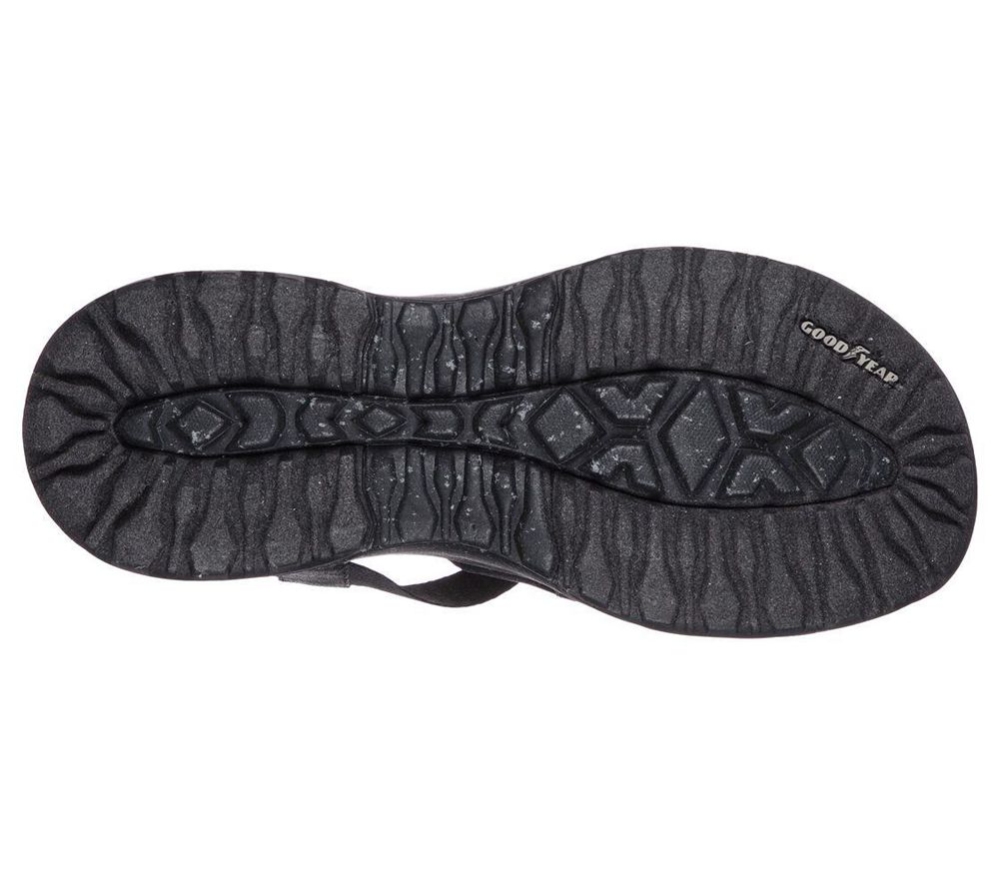 Skechers On the GO Outdoor Ultra - Sidetracked Women's Sandals Black | JHOU08157