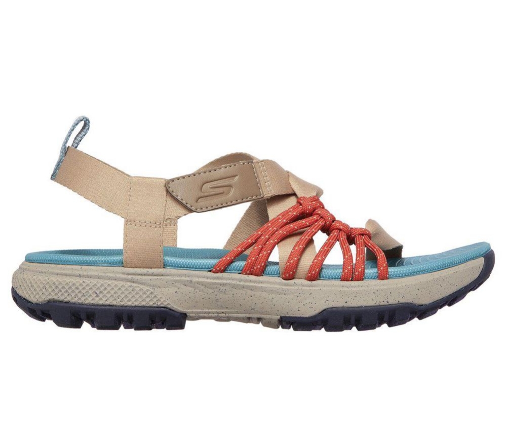 Skechers On the GO Outdoor Ultra - Sidetracked Women's Sandals Grey Red | POCS18904