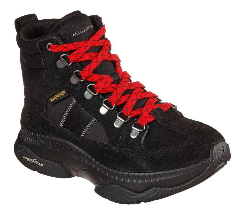 Skechers On the GO Tempo - Mountain Peak Women\'s Winter Boots Black | UWTN30195