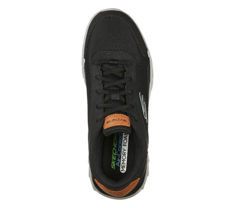 Skechers Overhaul 2.0 - Enforcer Men's Training Shoes Black Grey | WAVR70185