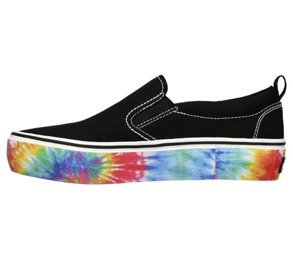 Skechers PUNKROSE: Volt'd - Crazy Cores Women's Trainers Black Multicolor | YXRB41832