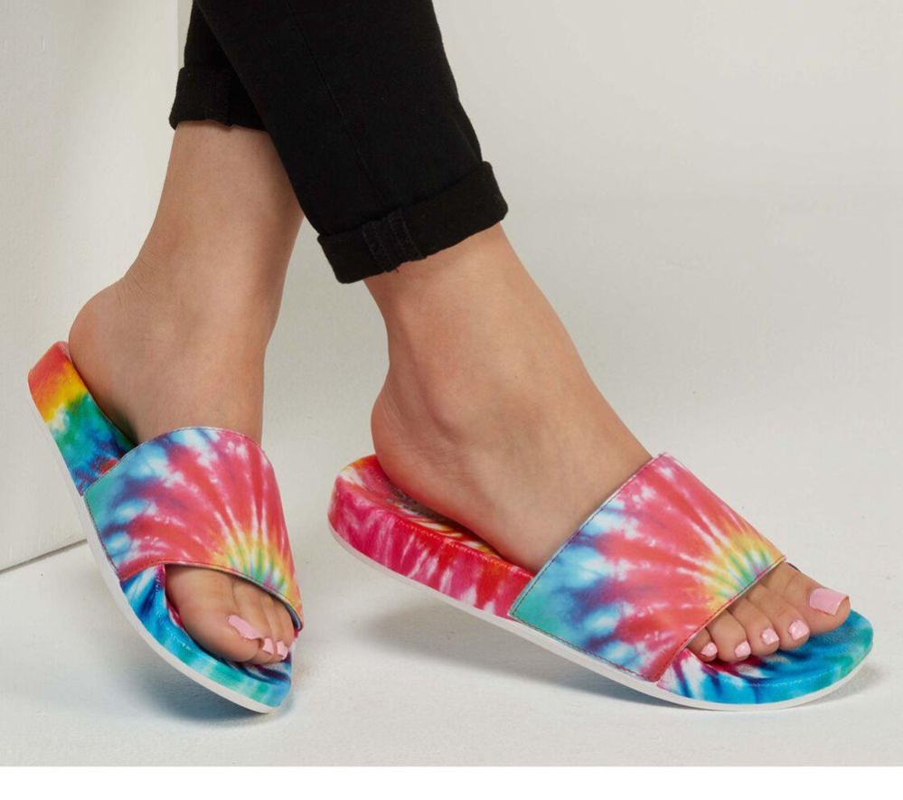 Skechers Pop Ups - Trendy Women's Slides Multicolor | YQGS46197