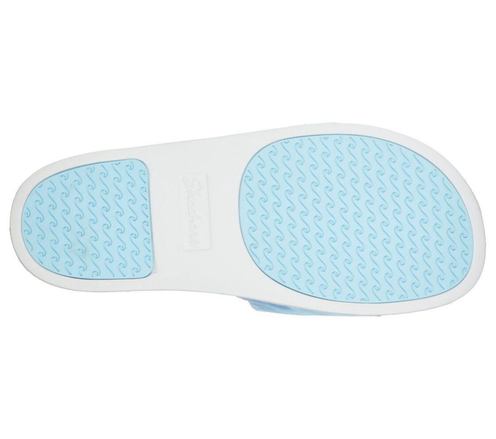 Skechers Pop Ups – Trendy Women's Slides White Multicolor | OIQT03126