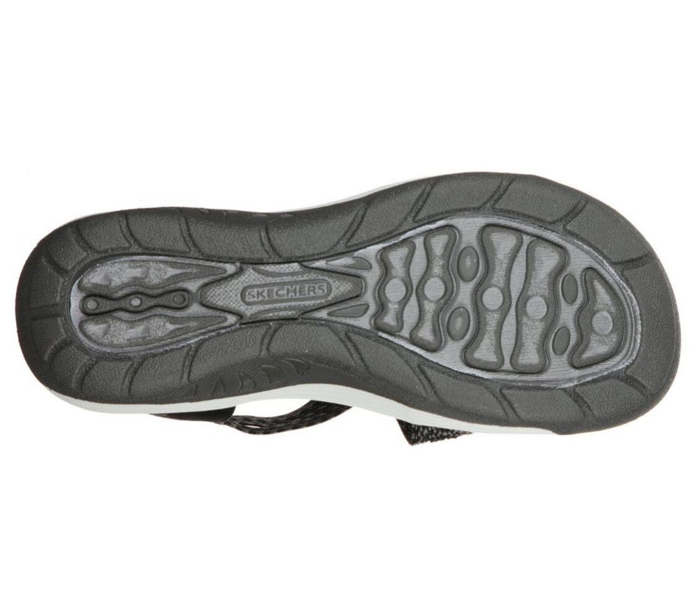 Skechers Reggae Cup - Oh Snap Women's Sandals Black Grey | MGDA21749
