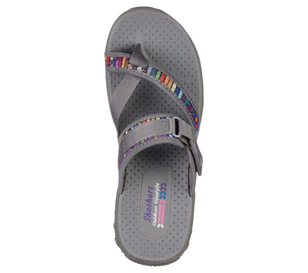 Skechers Reggae - Mad Swag Women's Sandals Grey Multicolor | EKON03721