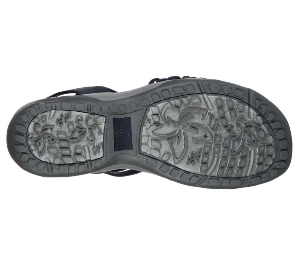 Skechers Reggae Slim - Simply Stretch Women's Sandals Navy | ZMEA23918