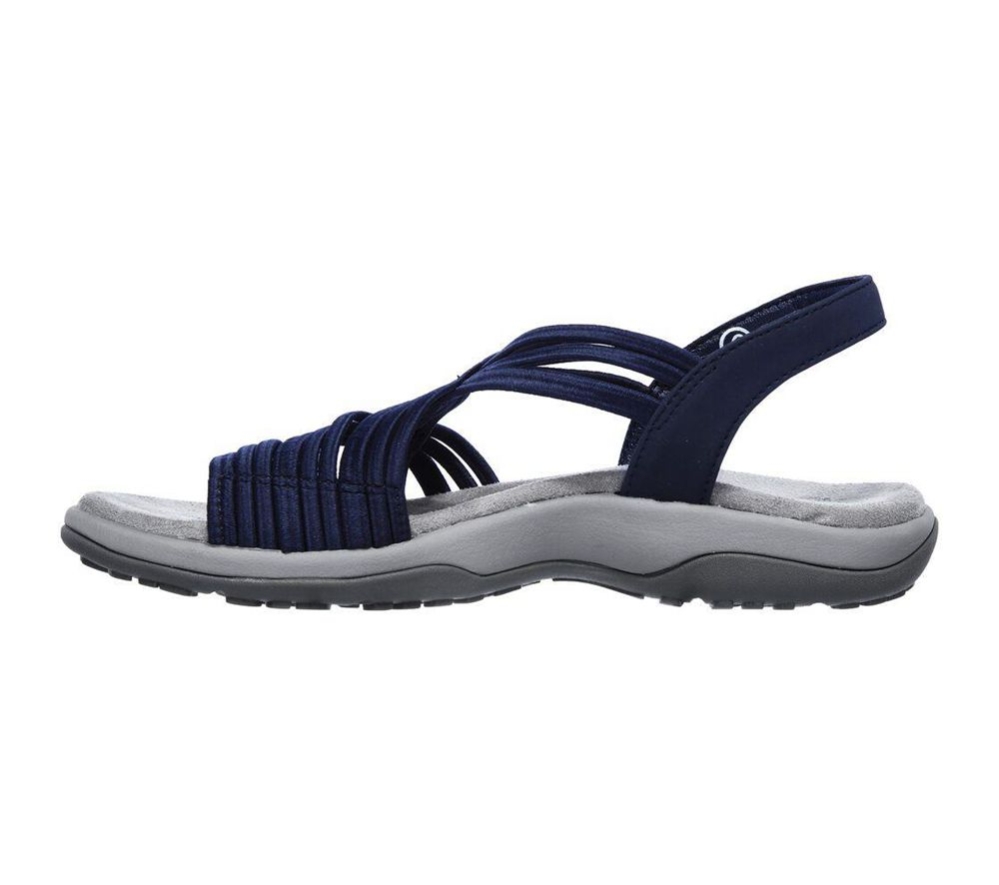 Skechers Reggae Slim - Simply Stretch Women's Sandals Navy | ZMEA23918