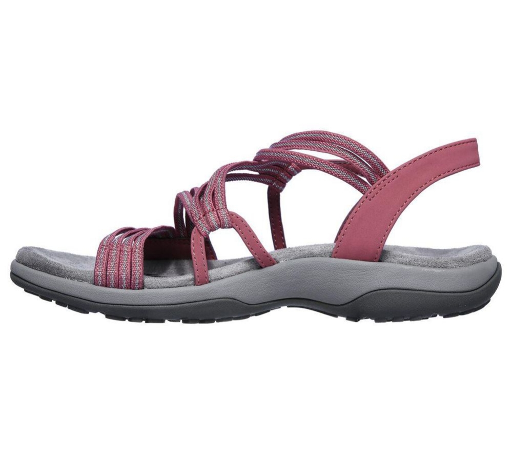 Skechers Reggae Slim - Stretch Slinky Women's Sandals Pink | SPYE21708