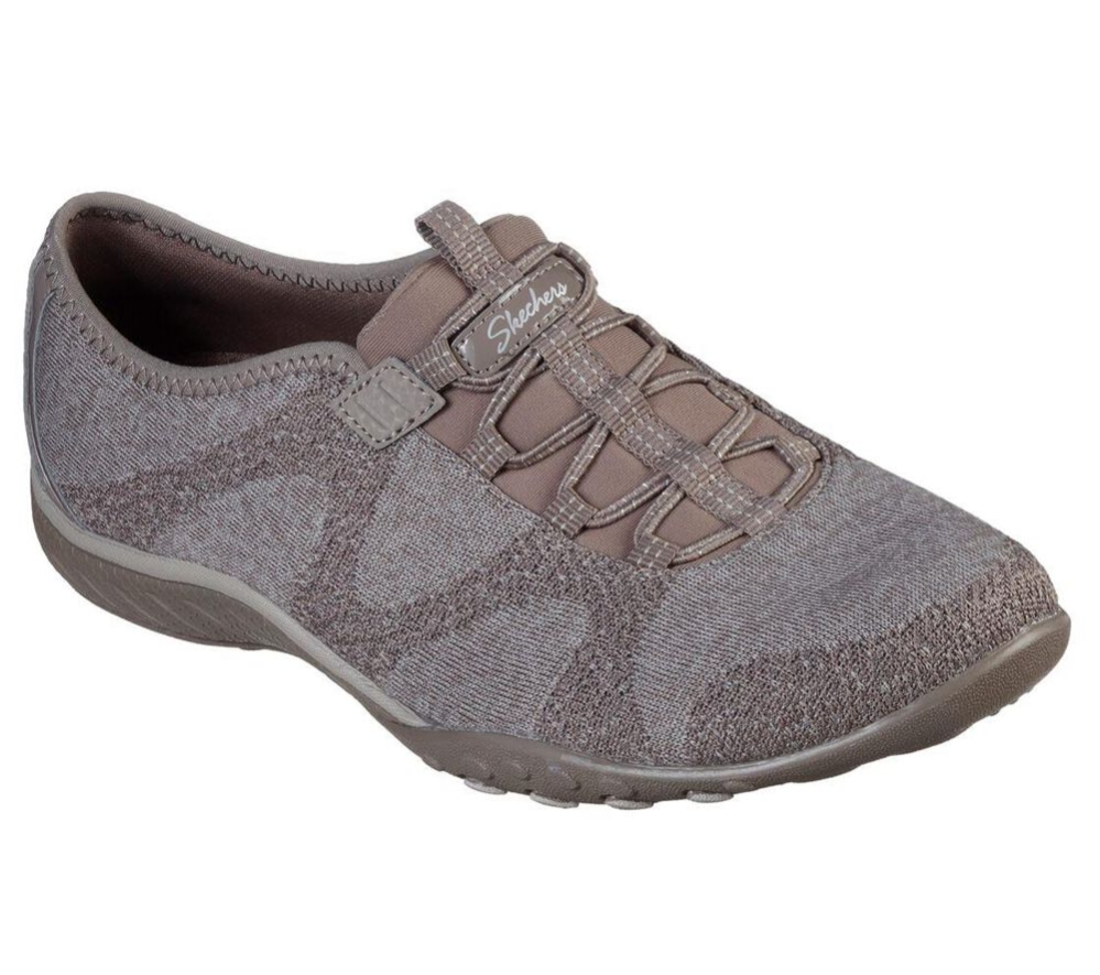 Skechers Relaxed Fit: Breathe-Easy - Opportuknity Women\'s Trainers Grey | HTIW54861