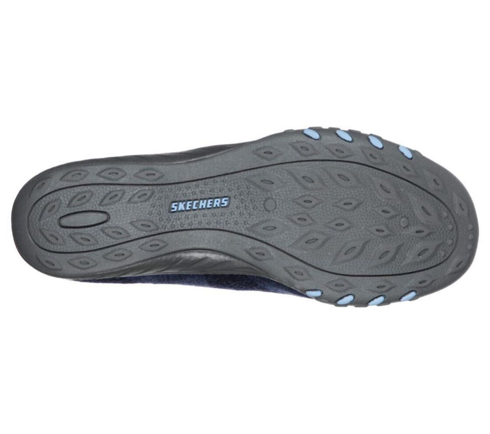 Skechers Relaxed Fit: Breathe-Easy - Opportuknity Women's Trainers Navy | NOMQ42031