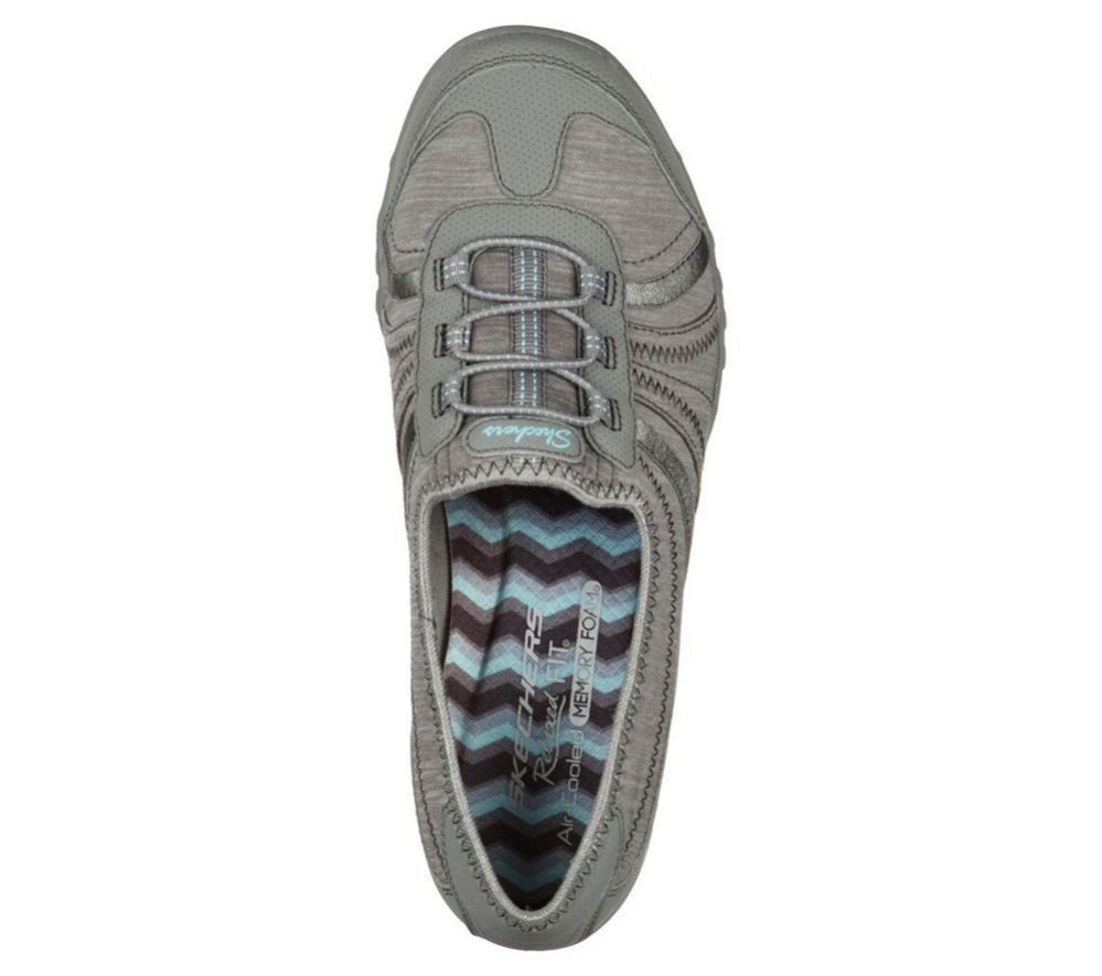 Skechers Relaxed Fit: Breathe-Easy - Proud Moment Women's Trainers Grey | LYDP80917