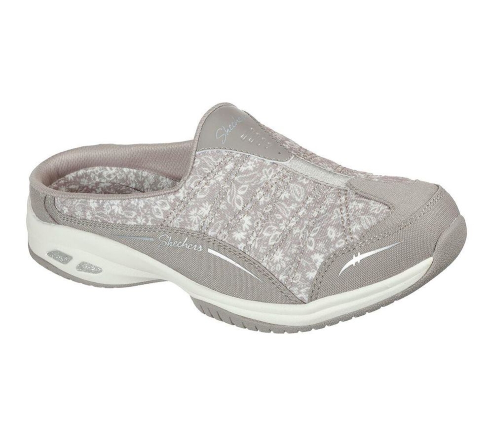 Skechers Relaxed Fit: Commute Time - City Bloom Women\'s Trainers Grey | CSGL70568