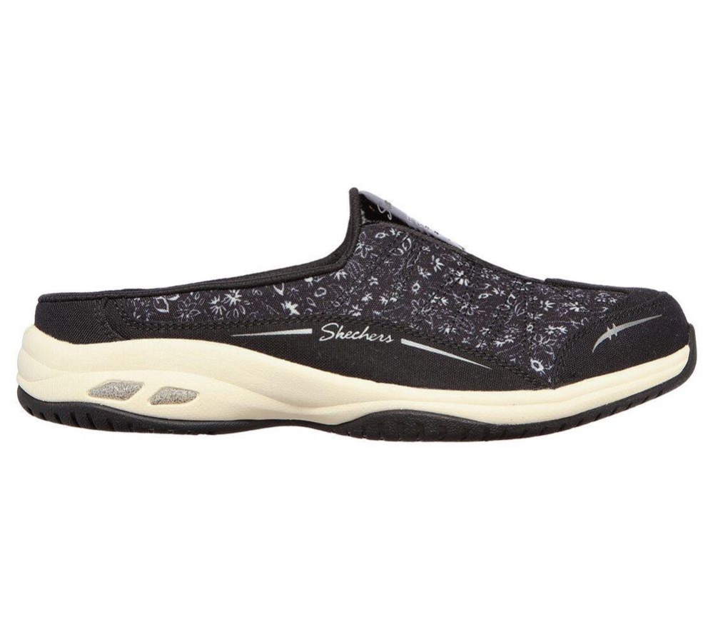 Skechers Relaxed Fit: Commute Time - City Bloom Women's Trainers Black White | ORGC68042