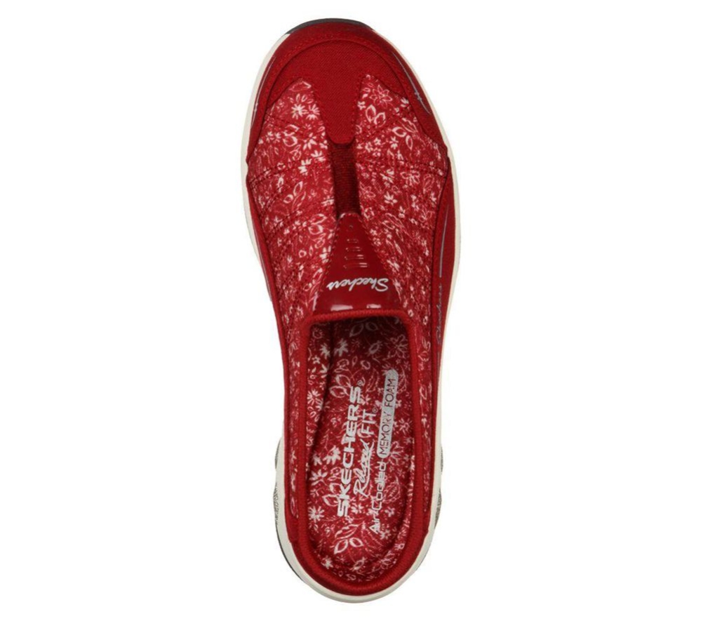 Skechers Relaxed Fit: Commute Time - City Bloom Women's Trainers Red | QDML72614