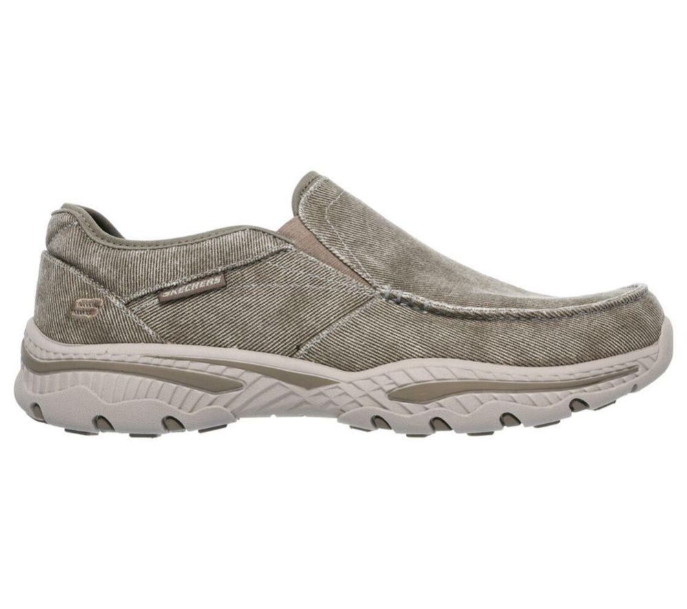 Skechers Relaxed Fit: Creston - Moseco Men's Loafers Grey | BDNU26910