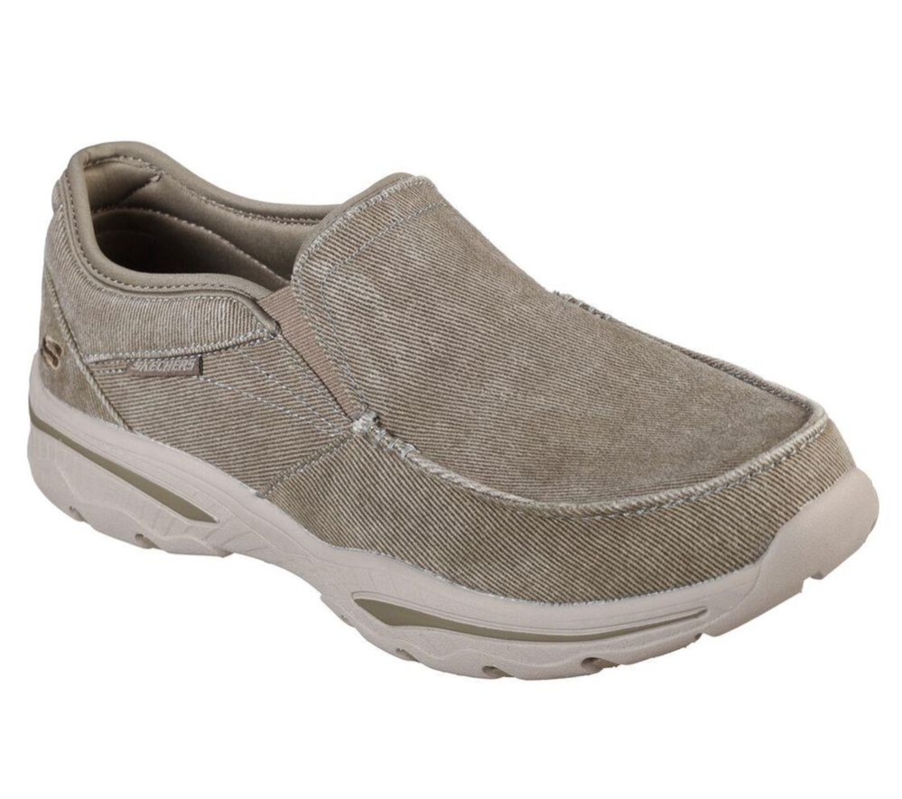 Skechers Relaxed Fit: Creston - Moseco Men\'s Loafers Grey | BDNU26910