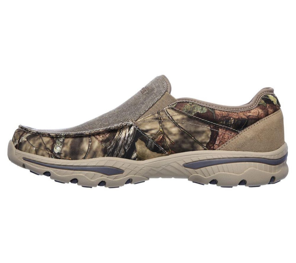 Skechers Relaxed Fit: Creston - Moseco Men's Loafers Grey Camouflage | MVFW71963