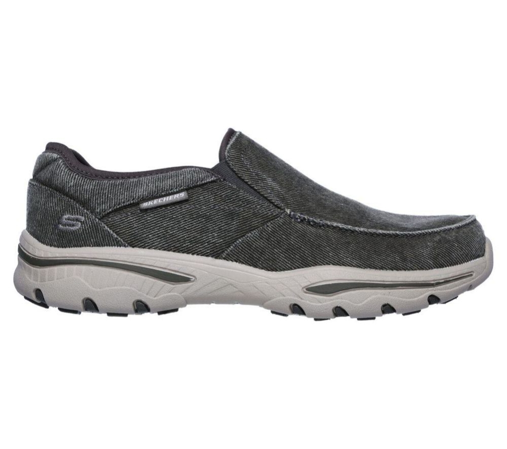 Skechers Relaxed Fit: Creston - Moseco Men's Loafers Grey | OHIV97143